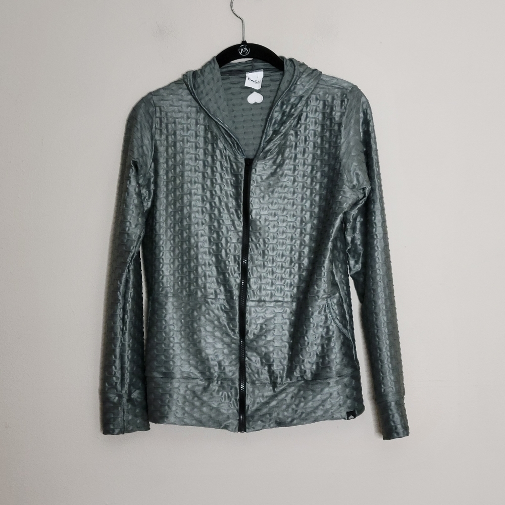 BOOTY BY BRABANTS CROCO ZIP UP JACKET